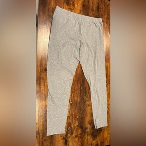 Light Gray Cotton Leggings